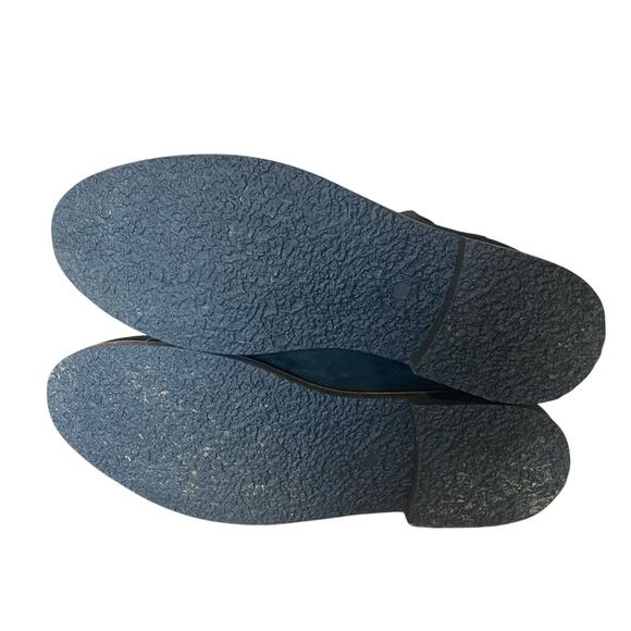 American Eagle Outfitters Black Chelsea Boots size 12 suede leather classic - Picture 9 of 9